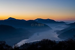 山,湖,查看