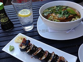 亞洲,晚餐,食品