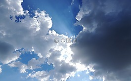 天空,云,陽光