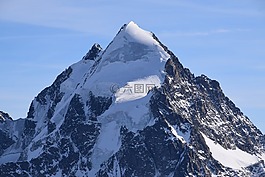 高峰,山,阿爾卑斯山