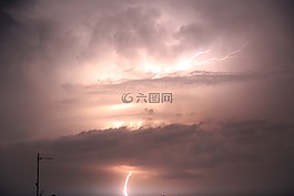 閃電,風(fēng)暴,天空
