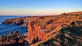 康沃爾郡,海岸,海景