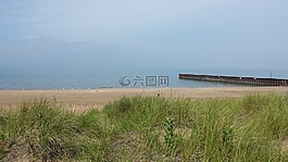 湖,海,海灘