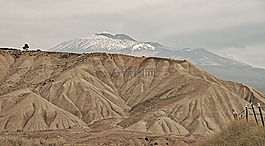 山,景觀,沙漠