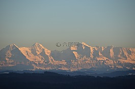 高山,瑞士,全景