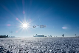 冬天,雪,寒冬