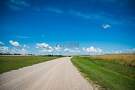 路,景觀,天空