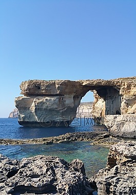 戈佐,島,天藍