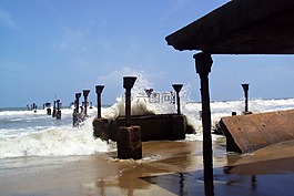 海灘,海,阿拉伯海