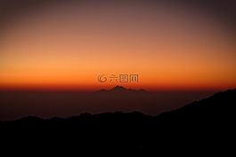 高峰,熱,火
