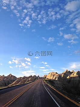 云,路,公路