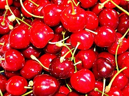 櫻桃,紅色,水果
