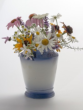 花瓶,鲜花,花束