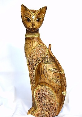 貓,家居裝飾,雕像