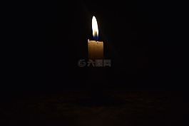 火,蠟燭,光