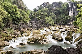 峽谷,溪,如絲