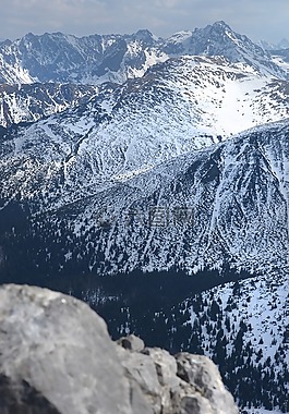 冬奧會,山,景觀