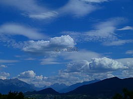 景觀,天空,云