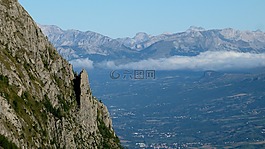 景觀,山,天空