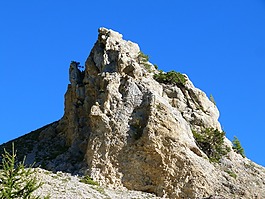 山,景觀,天空