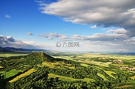景觀,碧落,云