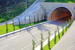 隧道,路,旅游