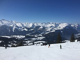 雪,滑雪公平,冬天
