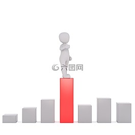 男性,3d模型,孤立