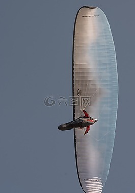 paraplaner,飛,飛行