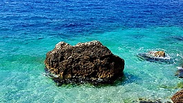 石,海,海滩