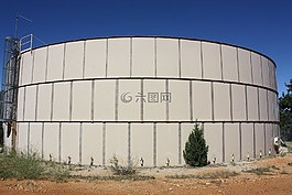 水庫,水,坦克