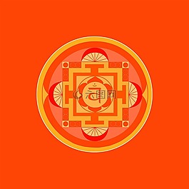 橙,脈輪,曼陀羅