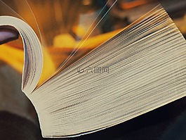 書,書頁,特寫