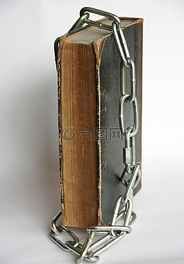 老,古董,書