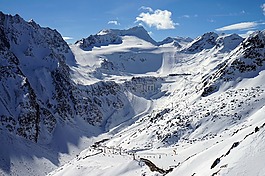 索尔登,奥地利,滑雪