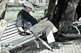 閱讀,公園,管