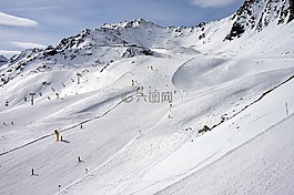 索尔登,奥地利,滑雪
