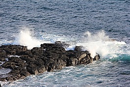 波,海洋,海