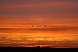 日落,景觀,太陽(yáng)