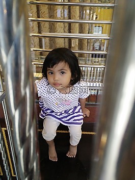 孩子們,小女孩,細胞
