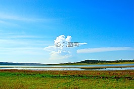 景觀,云,自然