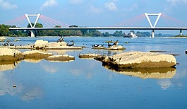 萊茵,杜塞爾多夫,橋