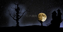 幻想,夜,抽象