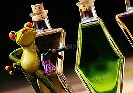青蛙,小雞,飲料