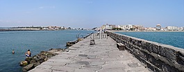 全景圖,海,海灘