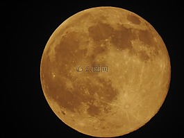 自然,月亮,天空