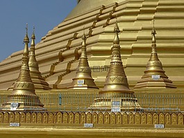 緬甸,寶塔,黃金