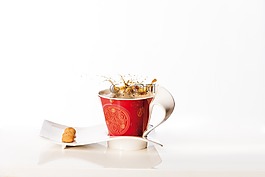 咖啡杯,噴霧,喝