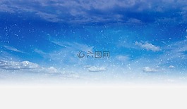 雪,小雪,天空