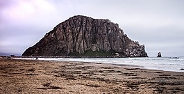 海灘,日落,沙